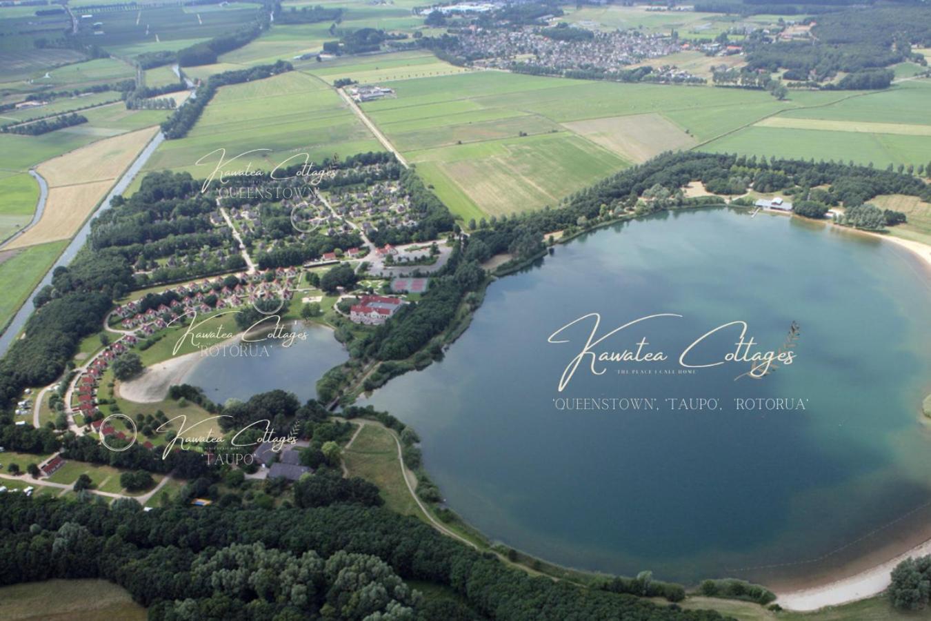 Lakeview 'Rotorua' 4-6 Pers By Kawatea Cottages Ewijk Exterior foto